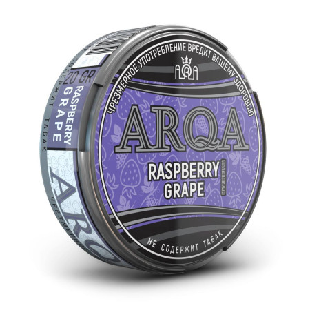 Заказать Жевательный табак ARQA Raspberry Grape – оптовая цена для каждого клиента