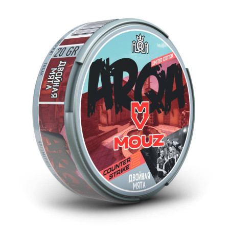 Заказать Жевательный табак ARQA CS:GO MOUZ - Двойная мята – оптовая цена для каждого клиента