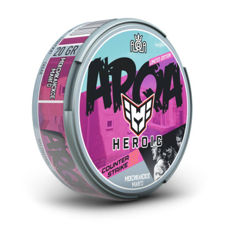 Заказать Жевательный табак ARQA CS:GO HEROIC - Мексиканское манго – оптовая цена для каждого клиента