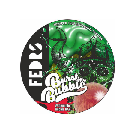 Заказать Жевательный табак Fedrs Burst My Bubble 9 Watermelon Bubble Hard – оптовая цена для каждого клиента