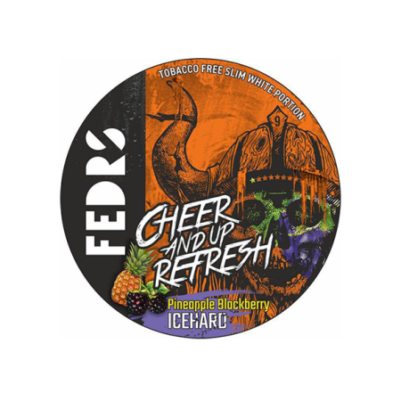 Заказать Жевательный табак Fedrs Cheer And Up Refresh 9 Pineapple Blackberry Icehard – оптовая цена для каждого клиента