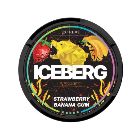 Заказать Жевательный табак Iceberg Strawberry Banana GUM – оптовая цена для каждого клиента