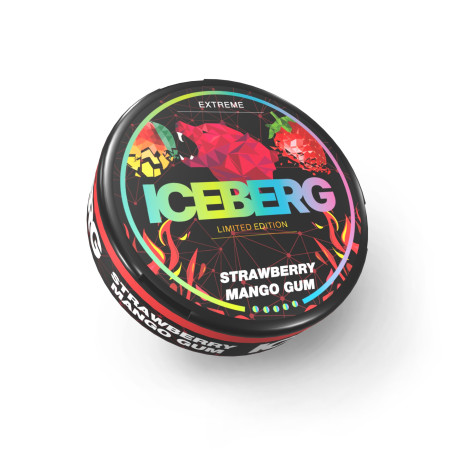 Заказать Жевательный табак Iceberg Strawberry Mango GUM – оптовая цена для каждого клиента
