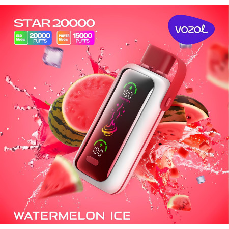 Заказать Электронные сигареты VOZOL STAR 26000/20000 англ. ORIGINAL (Strawberry kiwi) – оптовая цена для каждого клиента