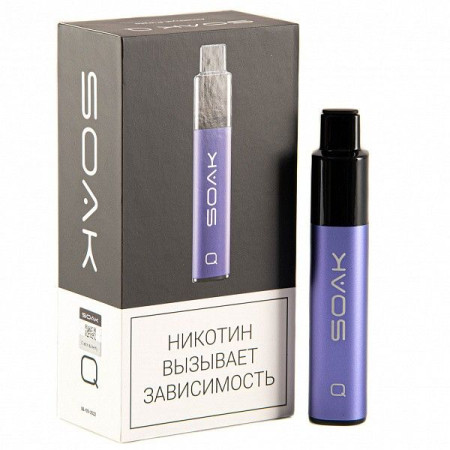 Заказать Soak SOAK Q УСТРОЙСТВО+КАРТРИДЖ 1500 ORIGINAL (Аметистовый фиолетовый) – оптовая цена для каждого клиента
