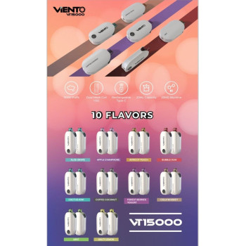 VIENTO VT 15000 ORIGINAL (Forest Berries yogurt) VIENTO VT 15000 ORIGINAL (Forest Berries yogurt)