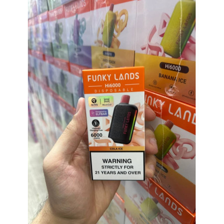 Заказать ElfBar Funky lands Hi 6000 англ. ORIGINAL – оптовая цена для каждого клиента