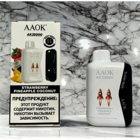Заказать Электронные сигареты AAOK AK 25000 Original (Cherry peach lemonade) – оптовая цена для каждого клиента