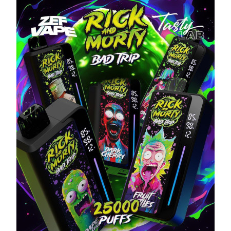Заказать Rick and Morty RICK AND MORTY BAD TRIP 25000 ORIGINAL (Кола лайм) – оптовая цена для каждого клиента