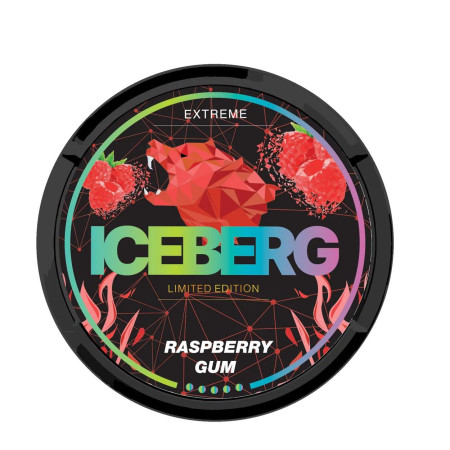 Заказать Жевательный табак Iceberg Raspberry GUM – оптовая цена для каждого клиента