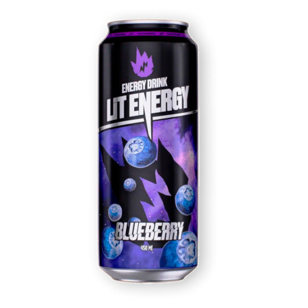 Заказать Энергетический напиток LIT ENERGY (Лит Энерджи) Blueberry (Черника) – оптовая цена для каждого клиента