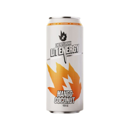 Заказать Энергетический напиток LIT ENERGY (Лит Энерджи) Mango-Coconut (Манго-Кокос) – оптовая цена для каждого клиента