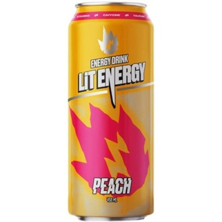Заказать Энергетический напиток LIT ENERGY (Лит Энерджи) Peach (Персик) – оптовая цена для каждого клиента